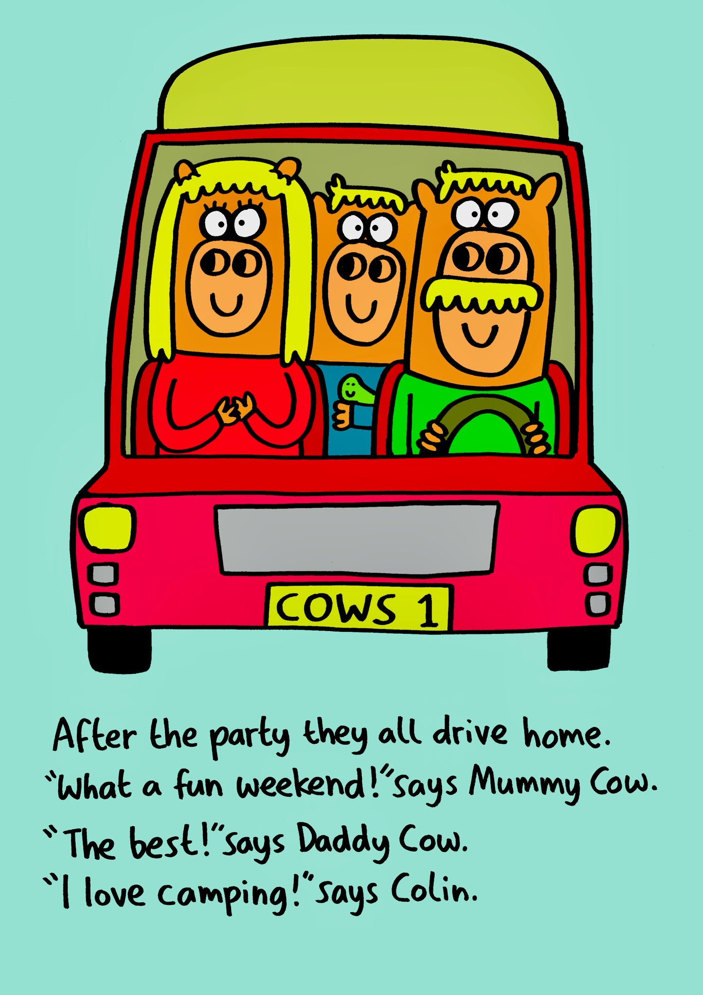 Storybook: Colin the Cow Goes Camping (Book 1)