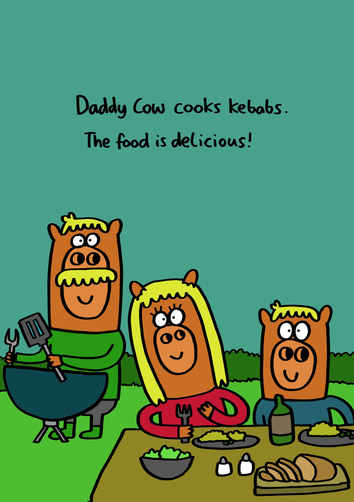 Picture Storybook - Colin the Cow Goes Camping - e-book (PDF)