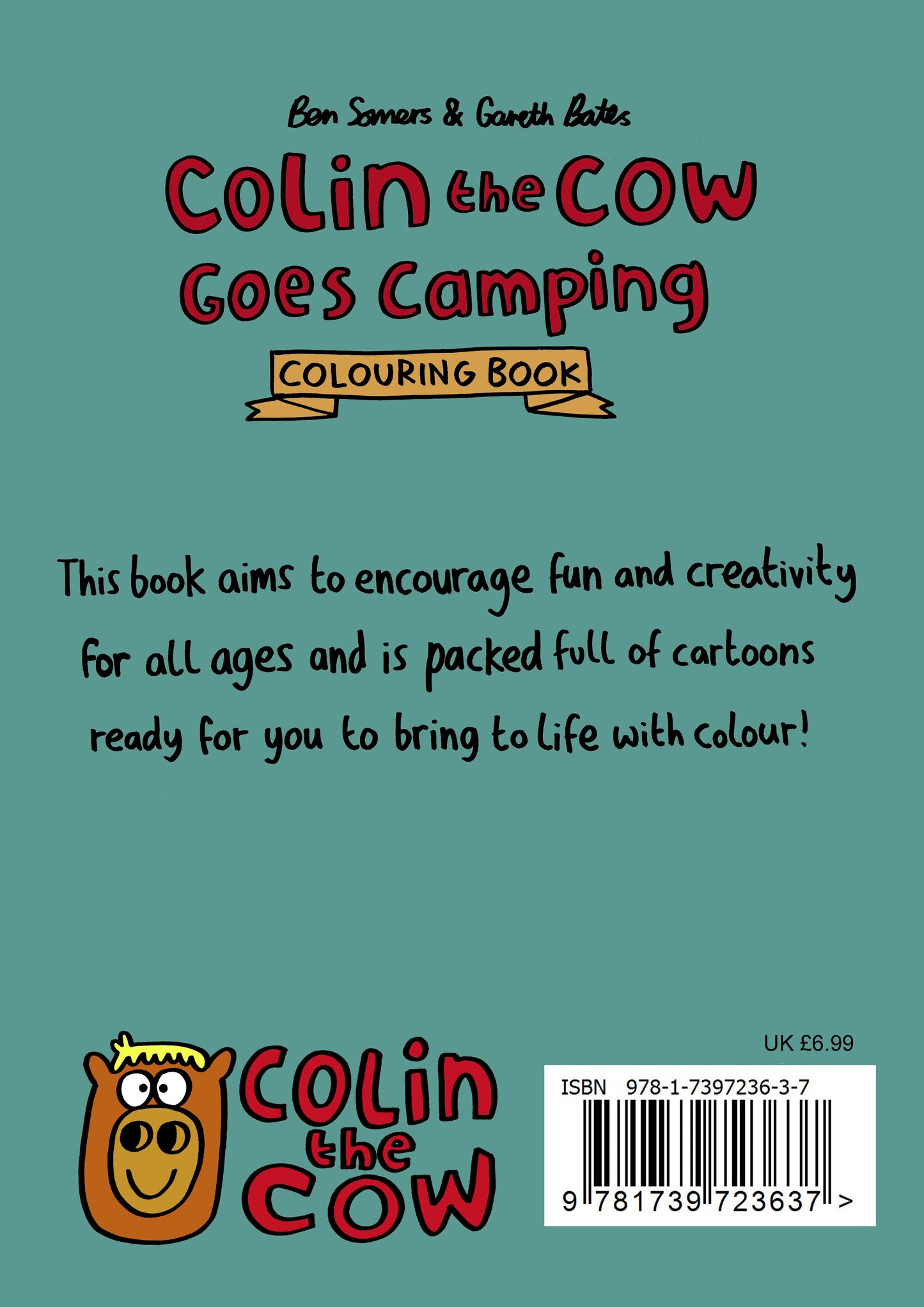 Colouring Book - Colin the Cow Goes Camping - e-book (PDF)