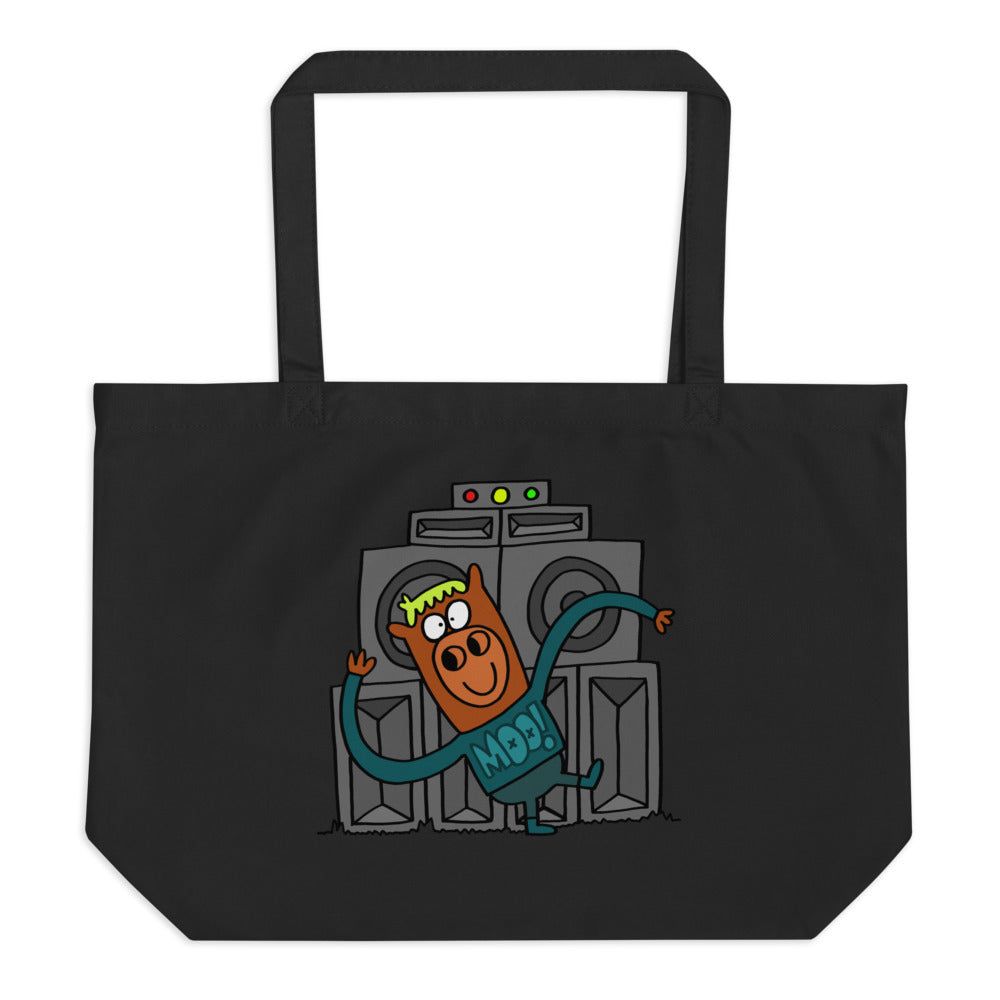 Wobble Dancing - Large organic tote bag