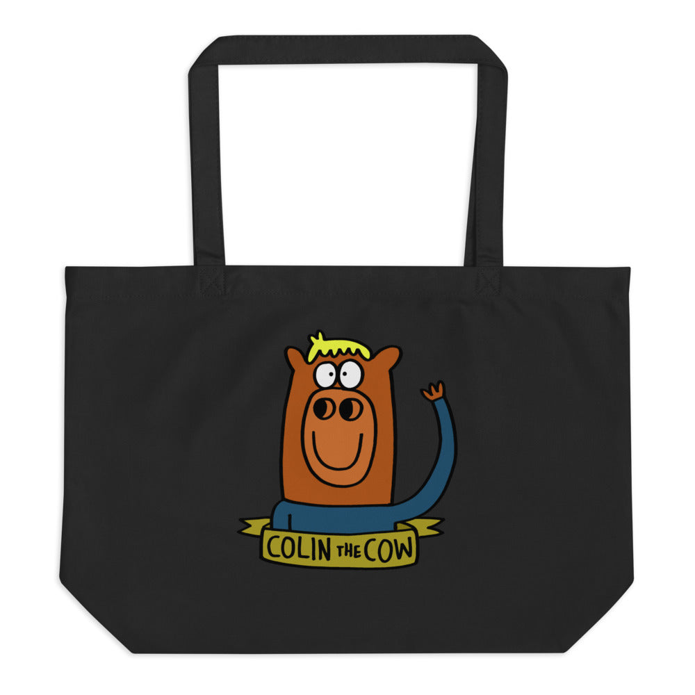 Colin Waving - Large organic tote bag