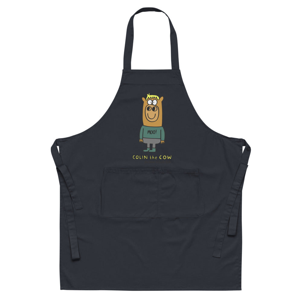 Colin the Cow - One size - Organic cotton apron
