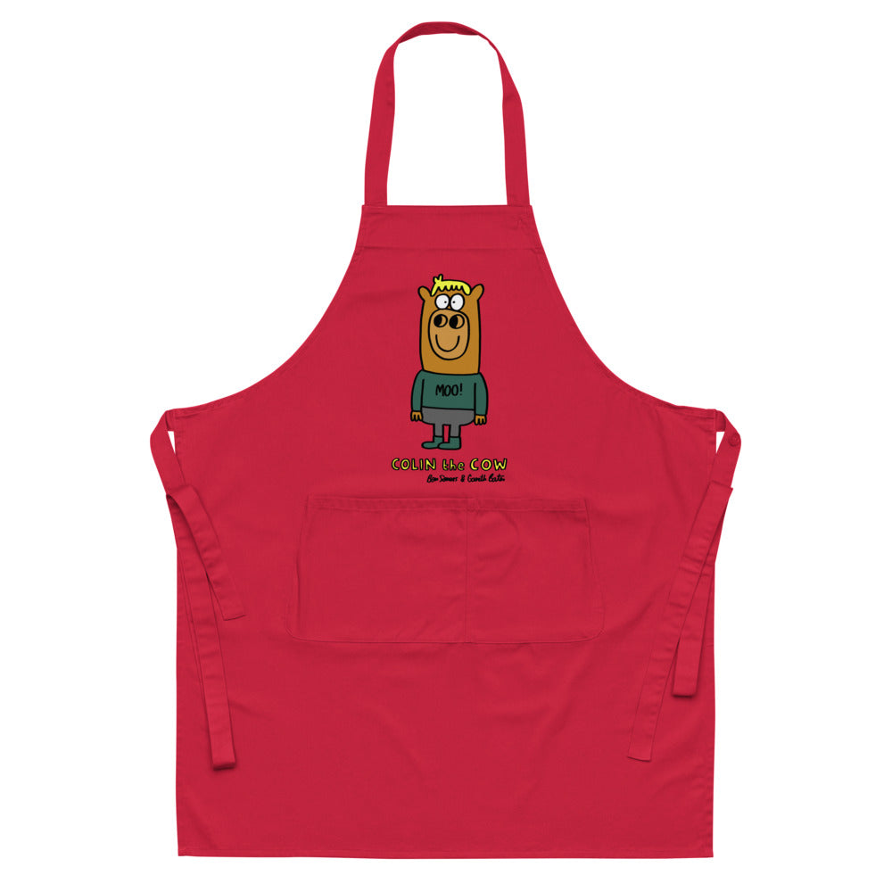 Colin the Cow - One size - Organic cotton apron