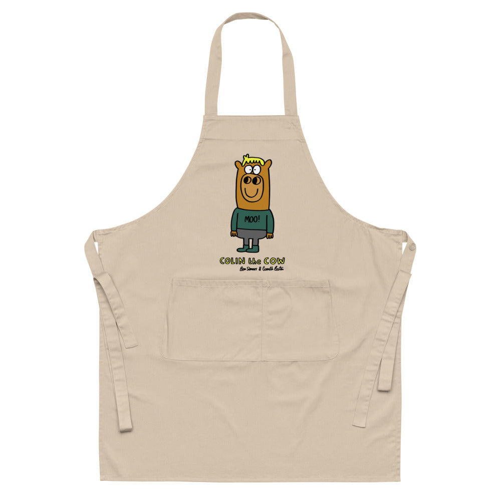 Colin the Cow - One size - Organic cotton apron