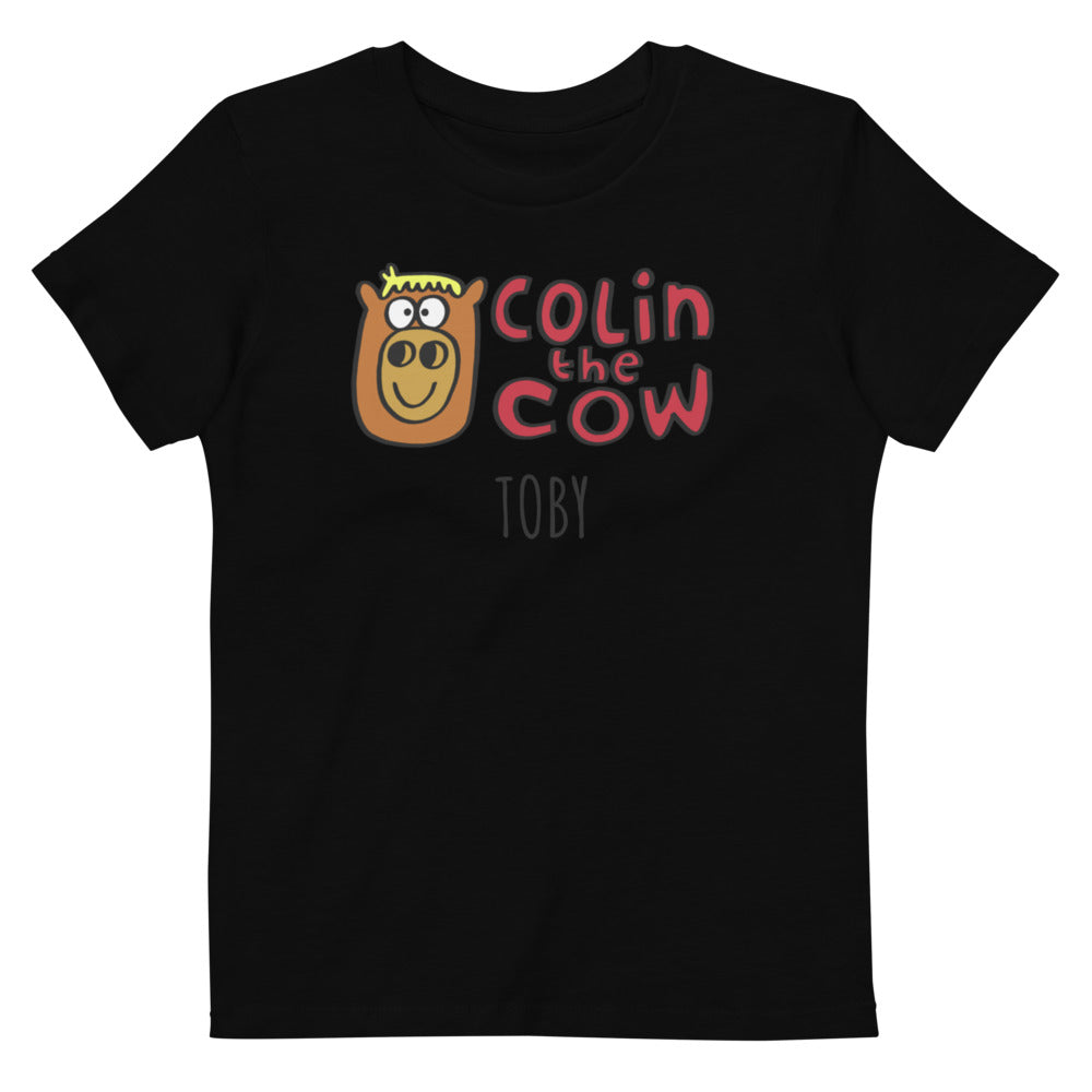 Colin's Logo - Personalised organic cotton kids t-shirt