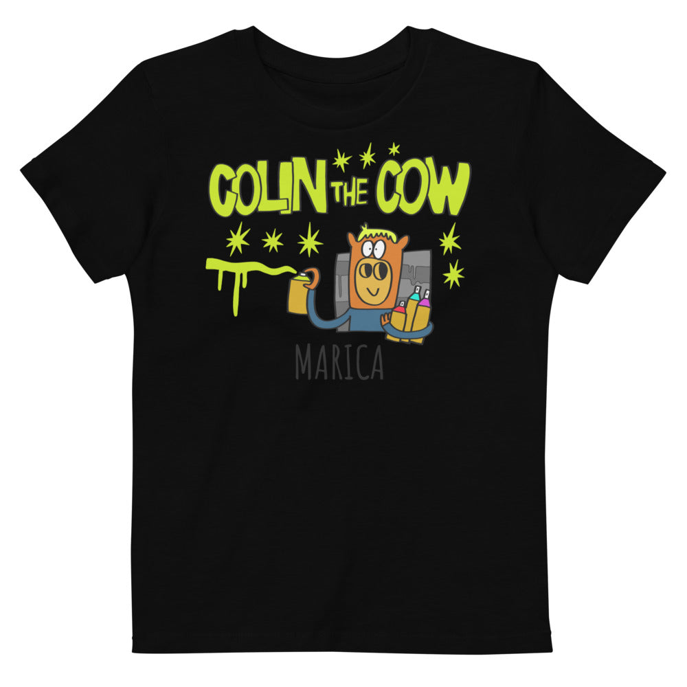 Graffiti - Personalised organic cotton kids t-shirt
