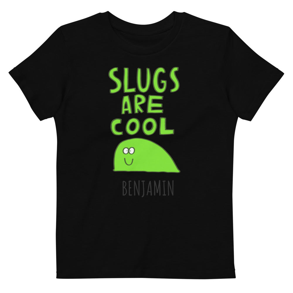 Dave the Slug - Personalised organic cotton kids t-shirt