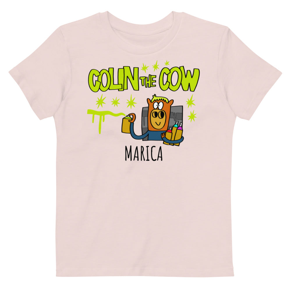 Graffiti - Personalised organic cotton kids t-shirt