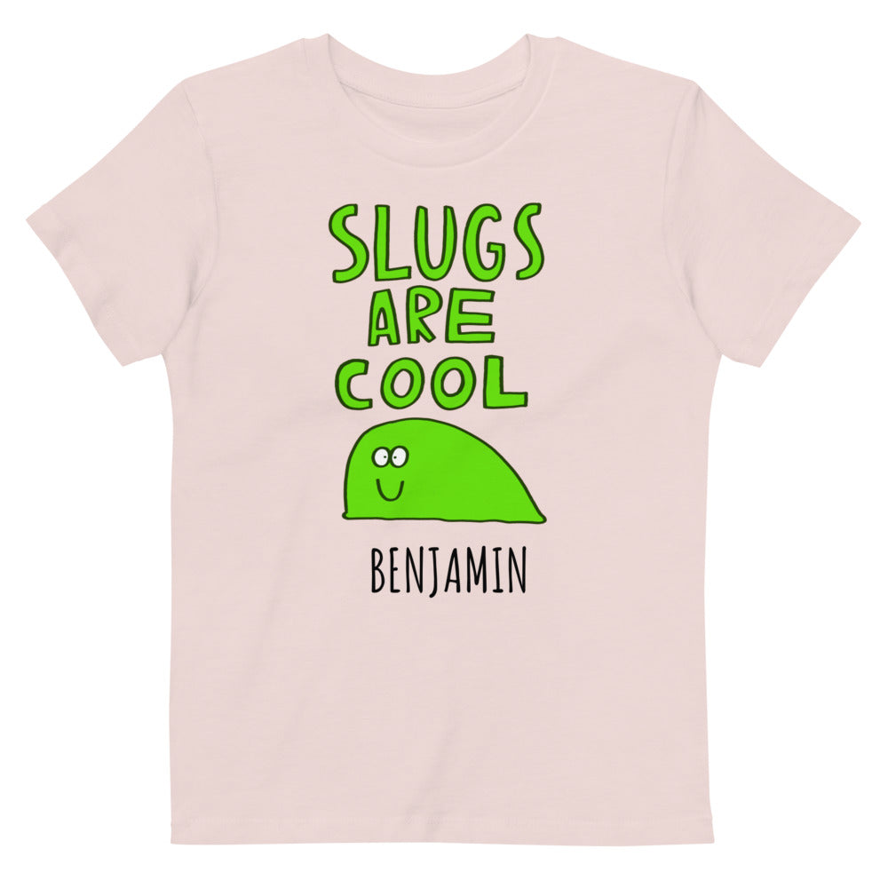 Dave the Slug - Personalised organic cotton kids t-shirt
