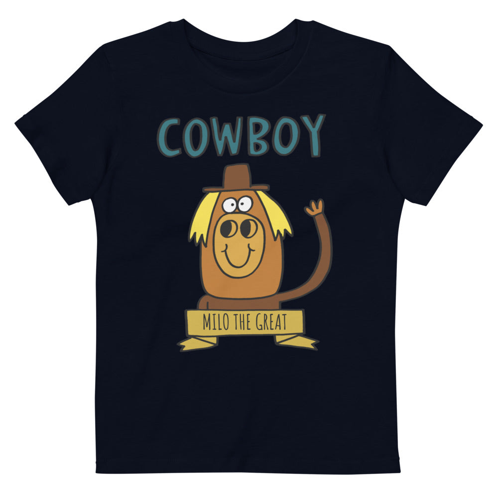 Cowboy - Personalised organic cotton kids t-shirt