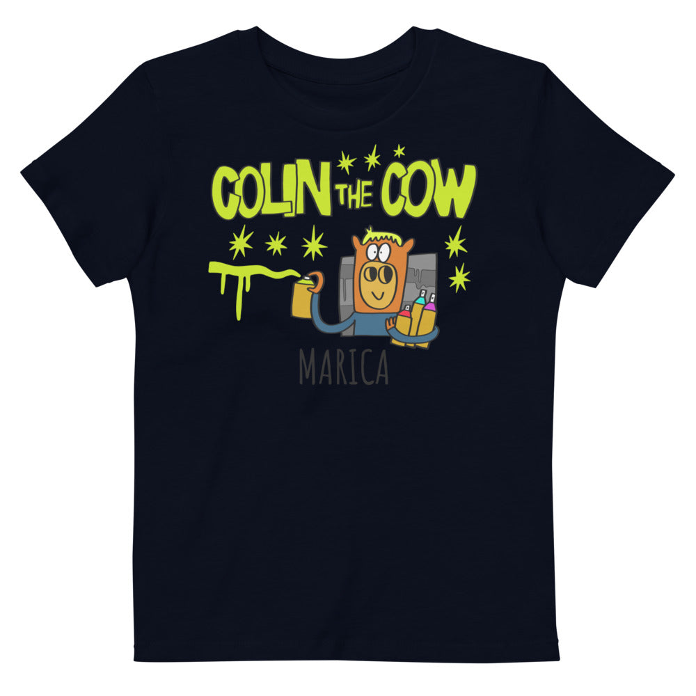 Graffiti - Personalised organic cotton kids t-shirt