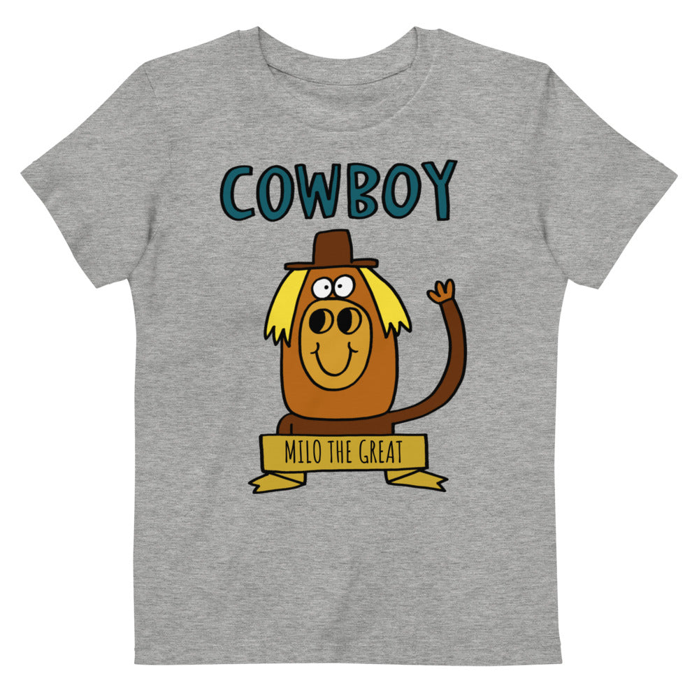 Cowboy - Personalised organic cotton kids t-shirt