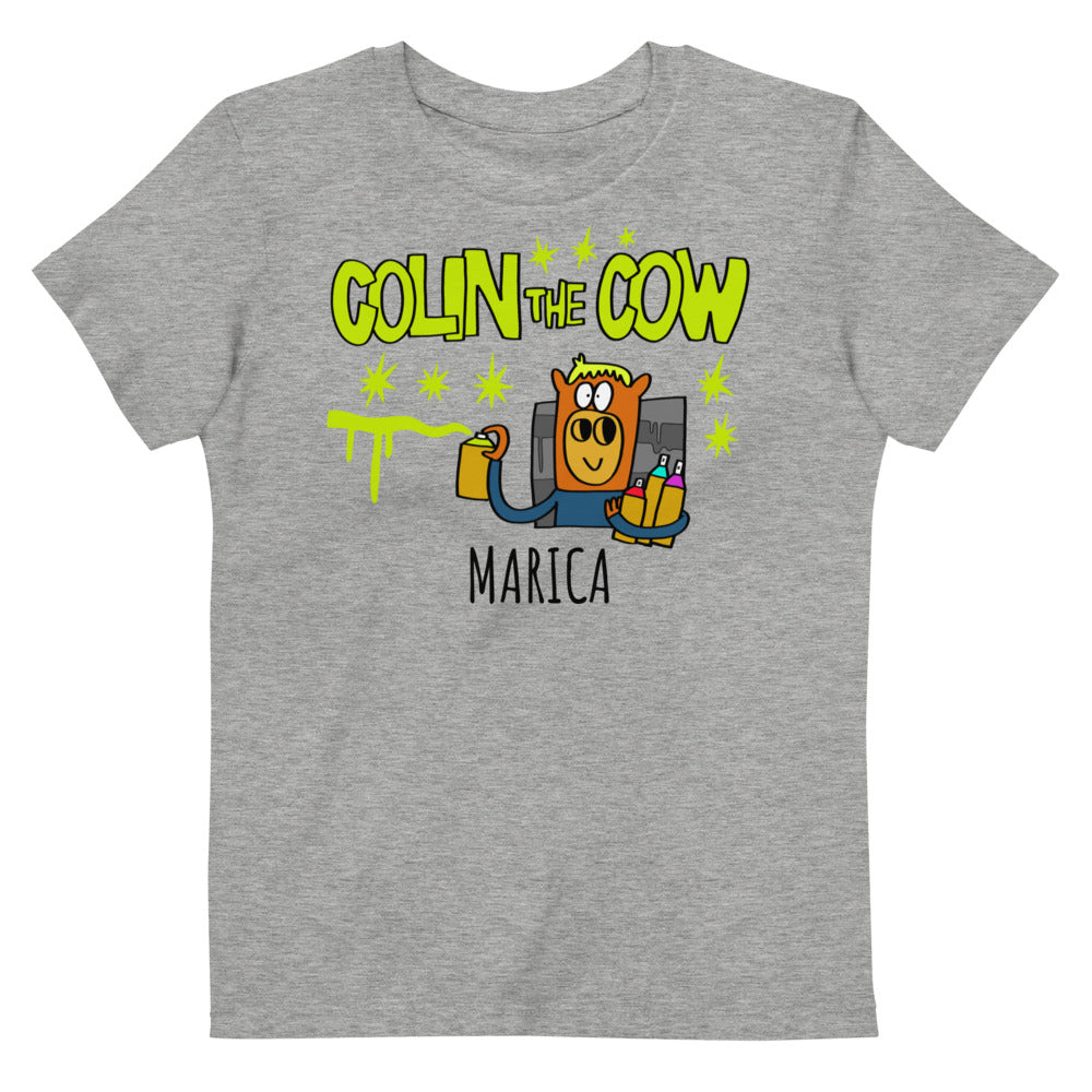 Graffiti - Personalised organic cotton kids t-shirt