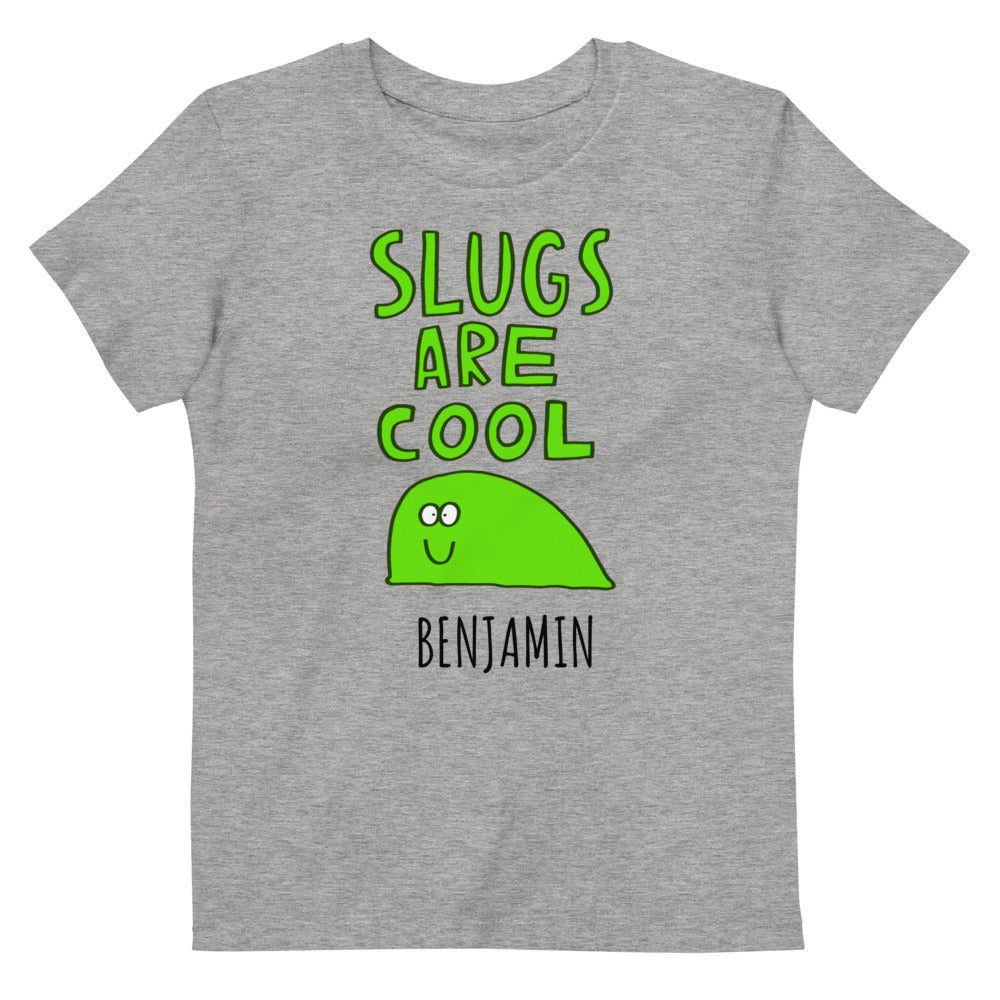 Dave the Slug - Personalised organic cotton kids t-shirt