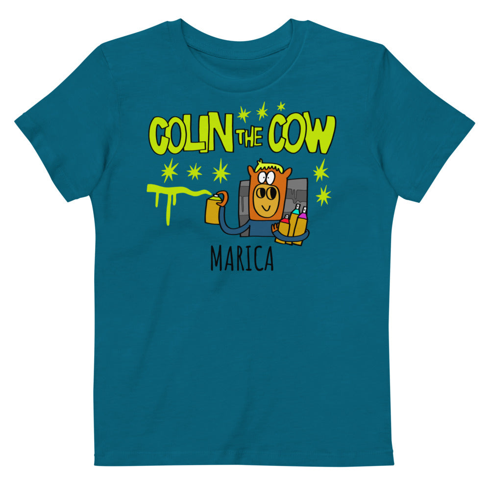 Graffiti - Personalised organic cotton kids t-shirt