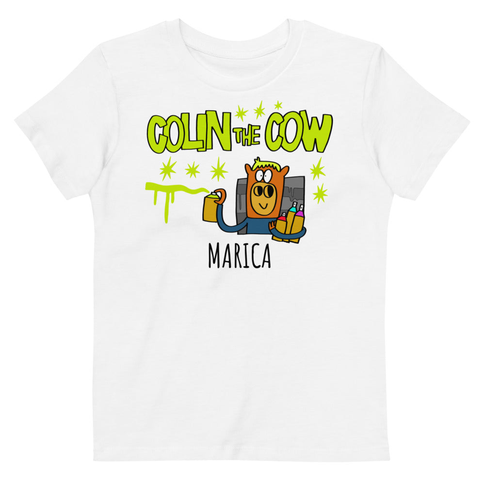 Graffiti - Personalised organic cotton kids t-shirt