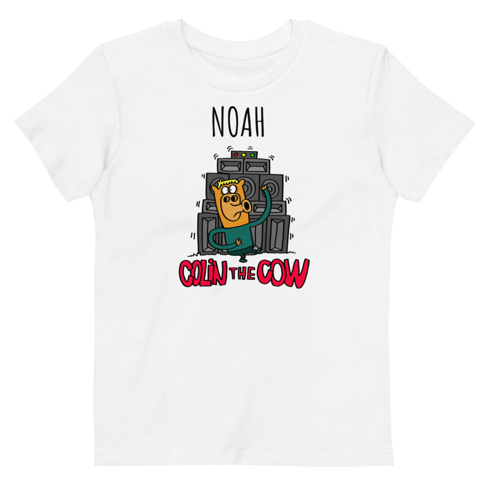 Colin Dancing - Personalised organic cotton kids t-shirt