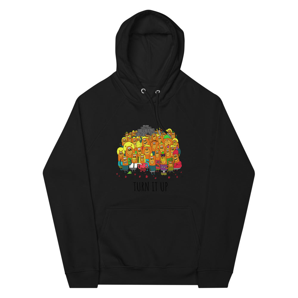 The Crew - Personalised unisex eco raglan hoodie