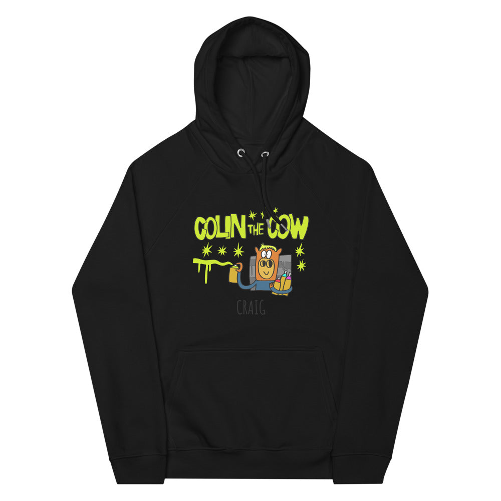 Graffiti - Personalised unisex eco raglan hoodie