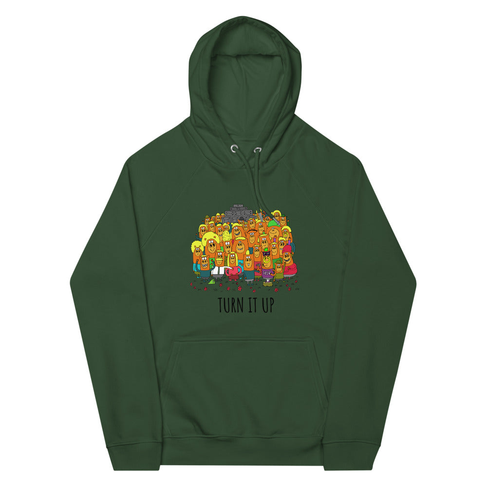 The Crew - Personalised unisex eco raglan hoodie