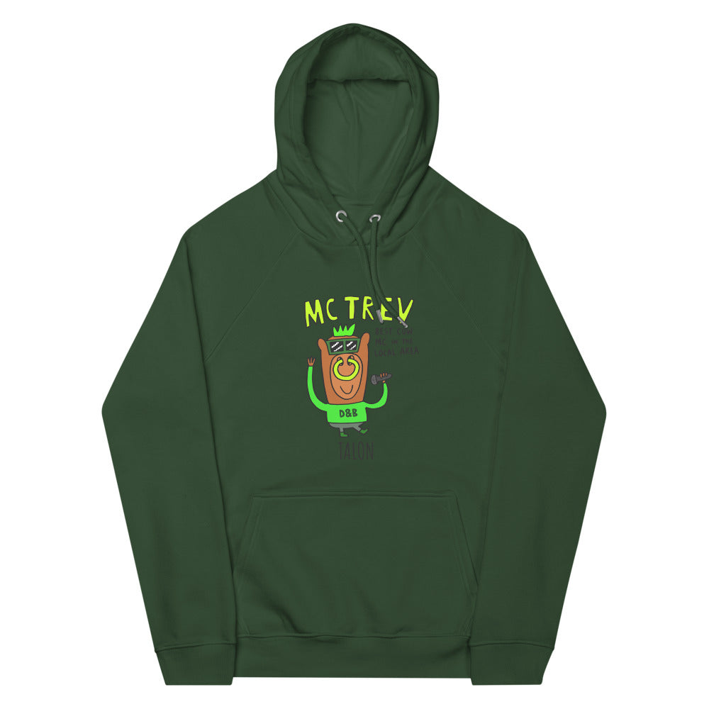 MC Trev - Personalised unisex eco raglan hoodie