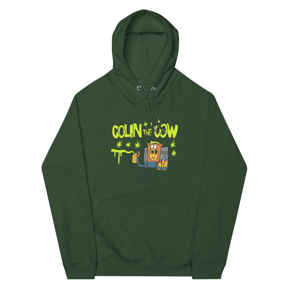Graffiti - Personalised unisex eco raglan hoodie