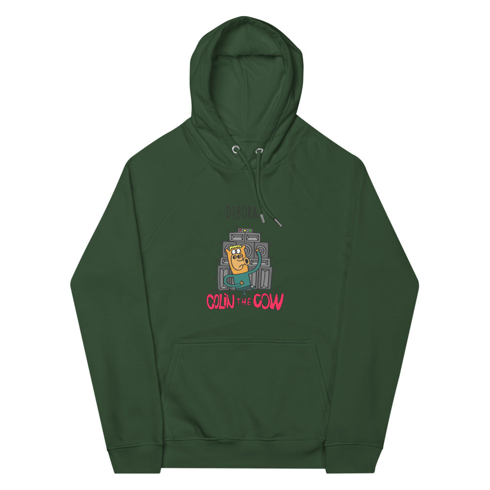 Colin Dancing - Personalised unisex eco raglan hoodie