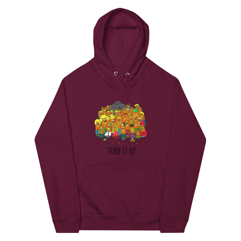 The Crew - Personalised unisex eco raglan hoodie