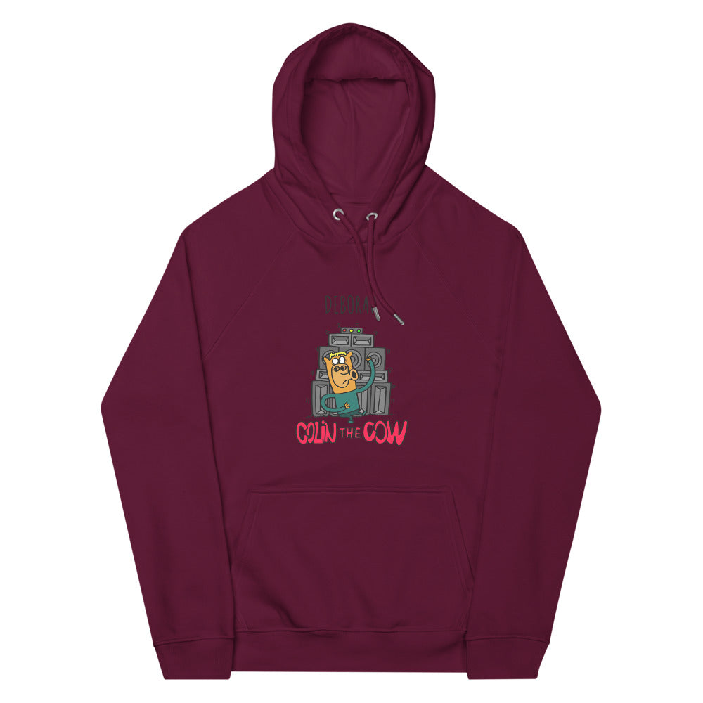 Colin Dancing - Personalised unisex eco raglan hoodie