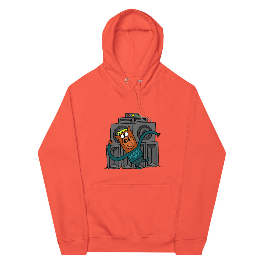 Wobble Dancing - Unisex eco raglan hoodie