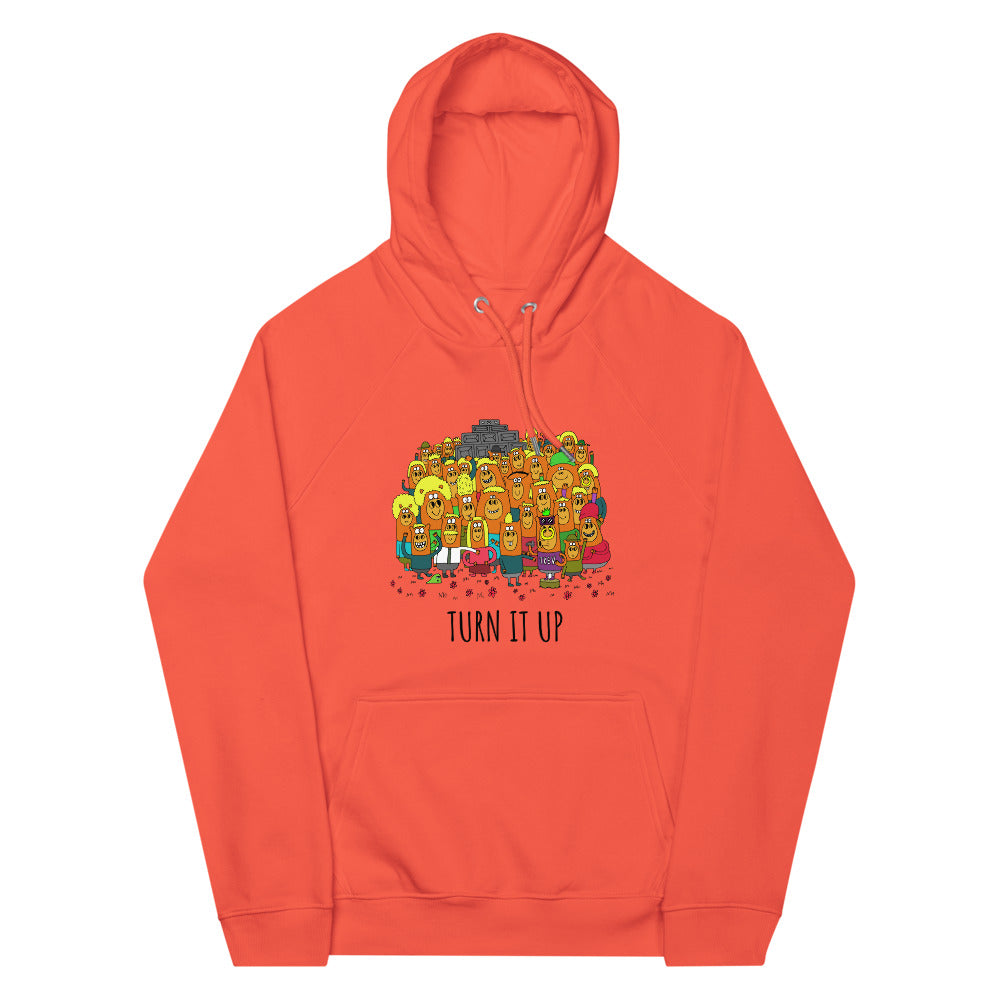 The Crew - Personalised unisex eco raglan hoodie