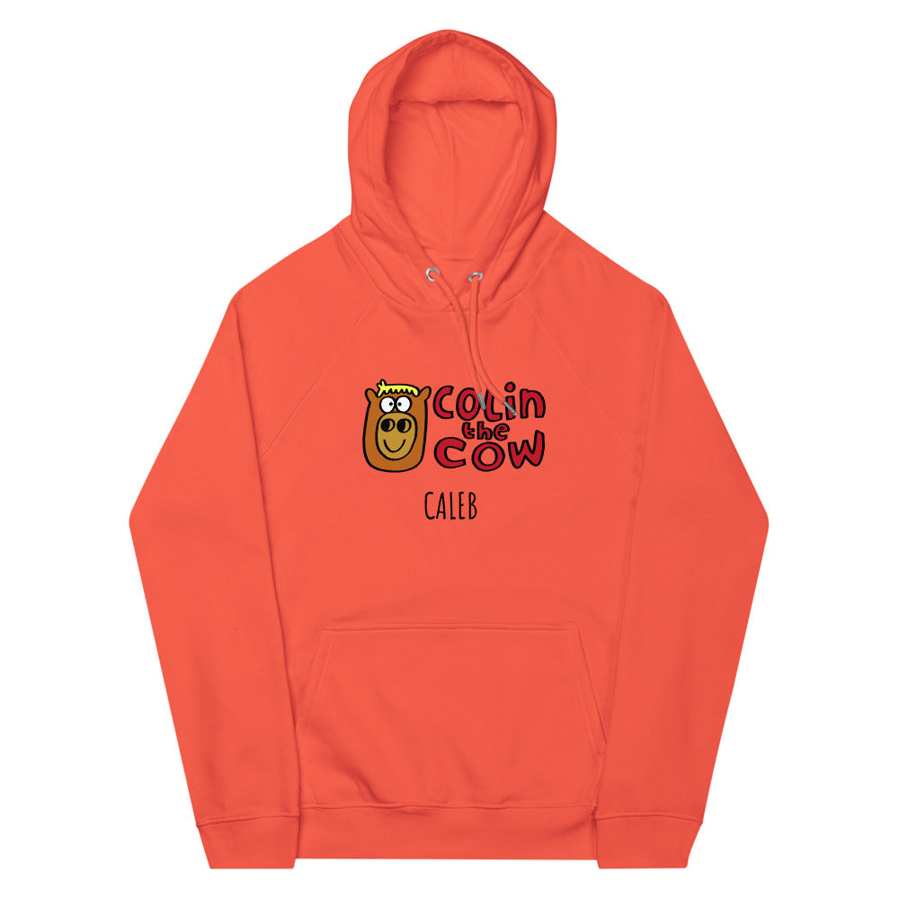 Colin's Logo - Personalised unisex eco raglan hoodie