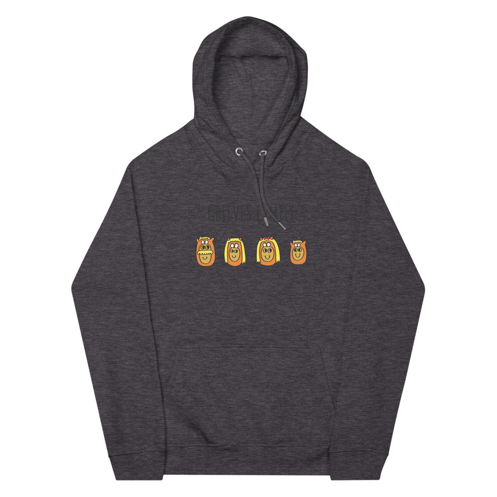 Family - Personalised unisex eco raglan hoodie
