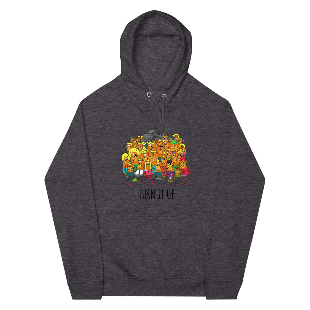 The Crew - Personalised unisex eco raglan hoodie