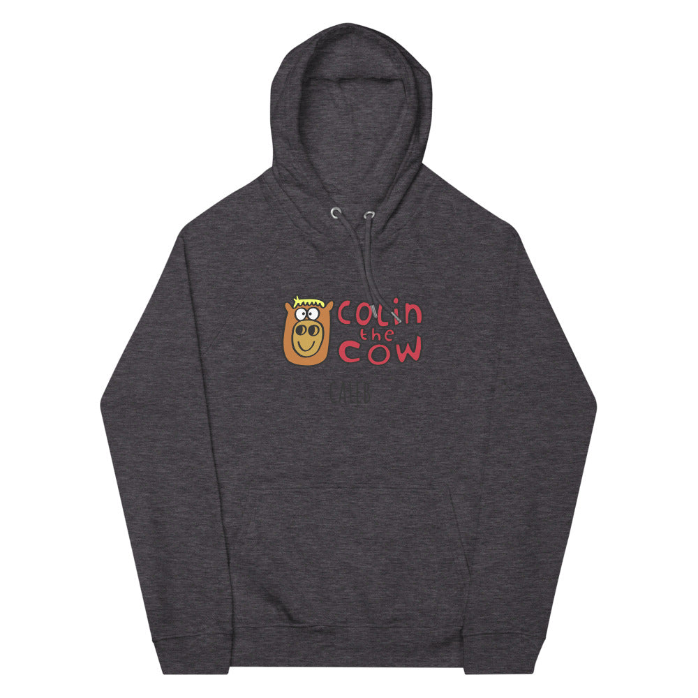 Colin's Logo - Personalised unisex eco raglan hoodie
