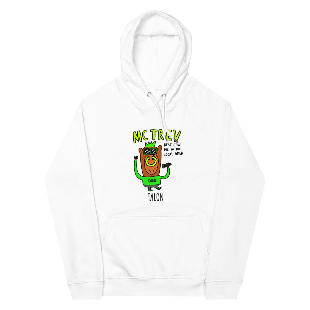 MC Trev - Personalised unisex eco raglan hoodie