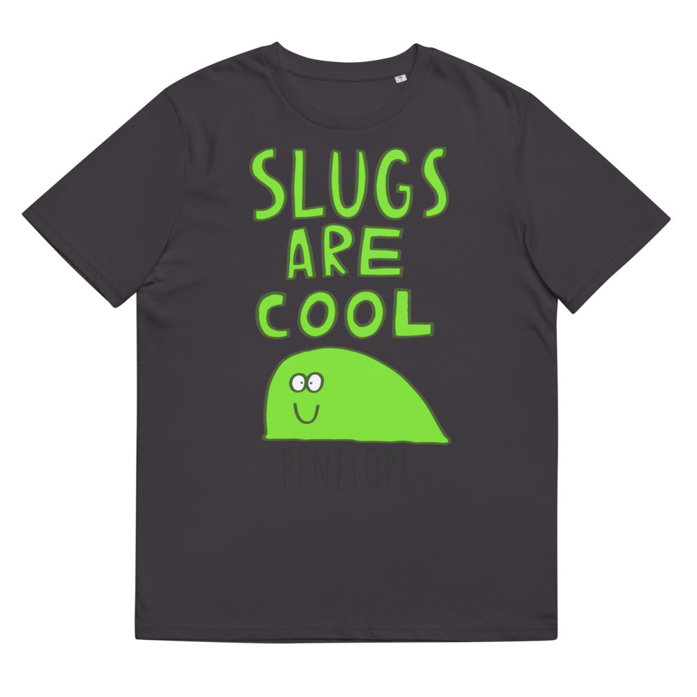 Dave the Slug - Personalised unisex organic cotton t-shirt