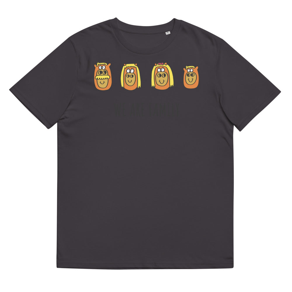 Family - Personalised unisex organic cotton t-shirt