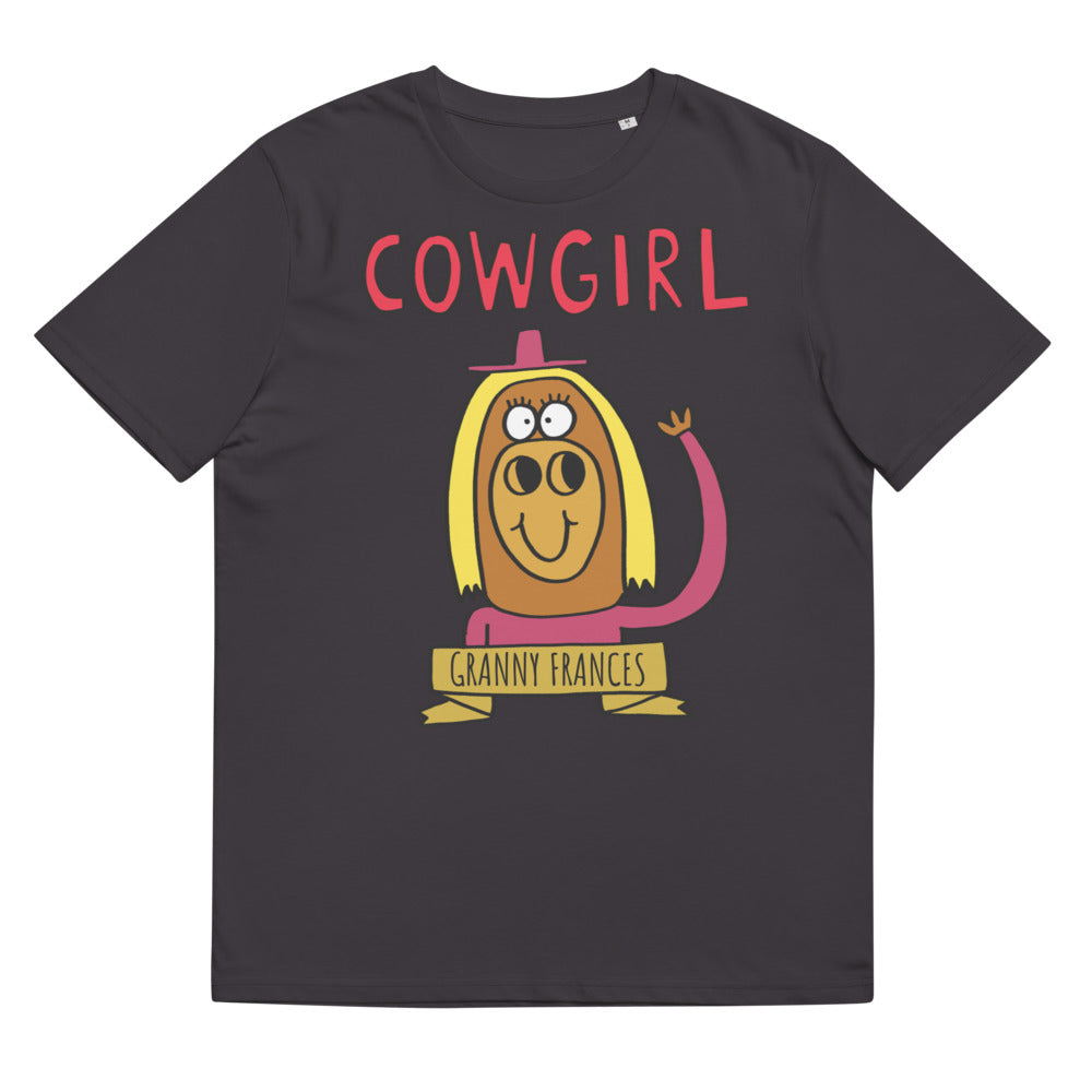 Cowgirl - Personalised unisex organic cotton t-shirt