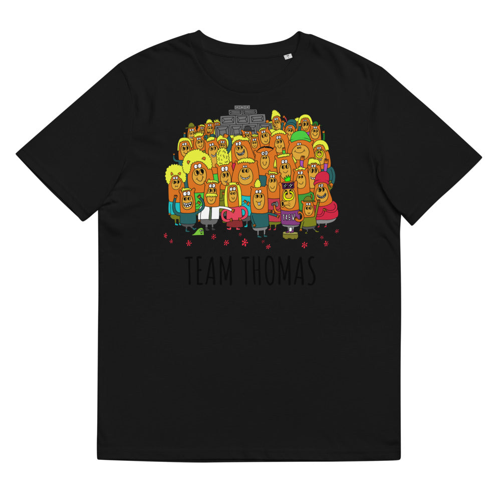 The Crew - Personalised unisex organic cotton t-shirt