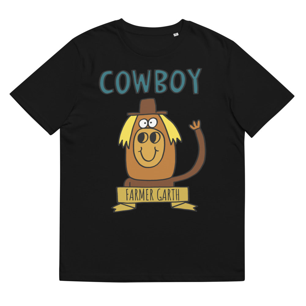 Cowboy - Personalised unisex organic cotton t-shirt