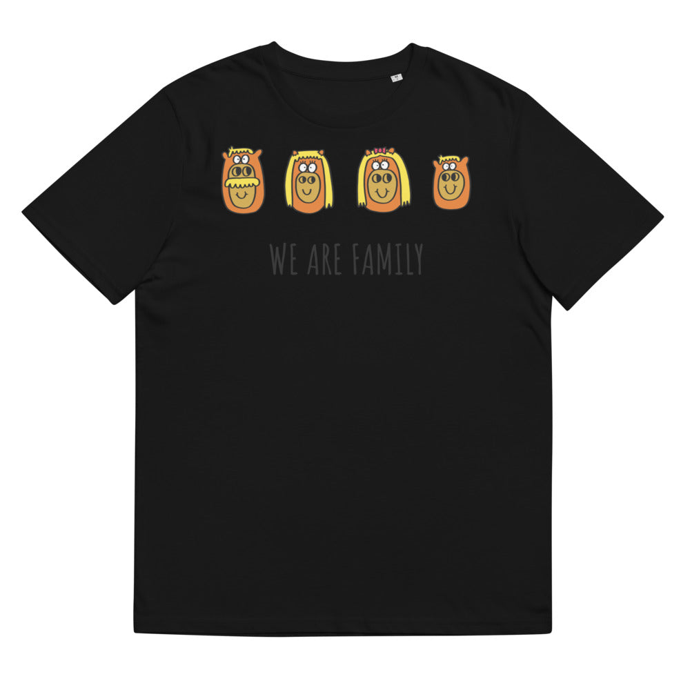 Family - Personalised unisex organic cotton t-shirt