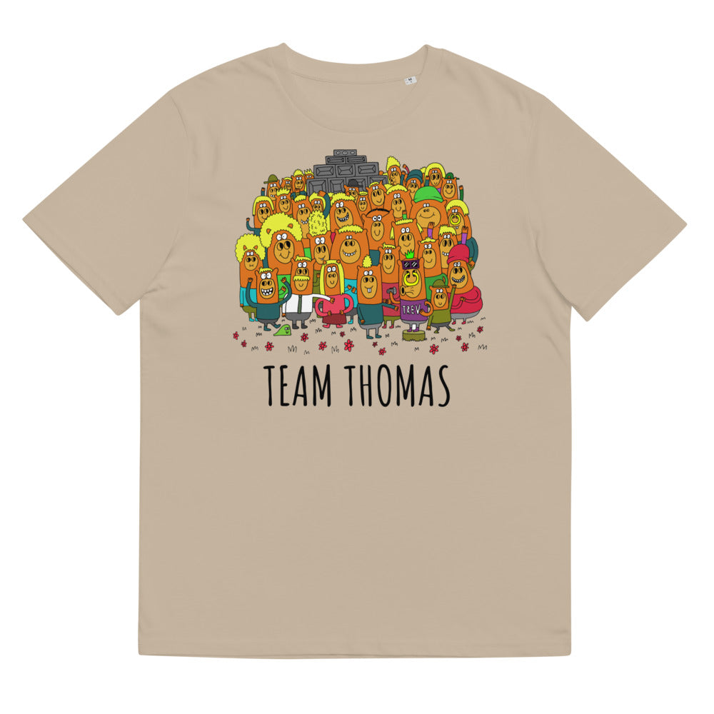 The Crew - Personalised unisex organic cotton t-shirt