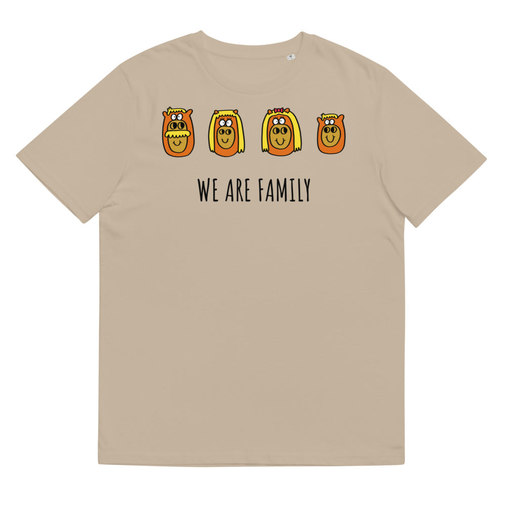 Family - Personalised unisex organic cotton t-shirt