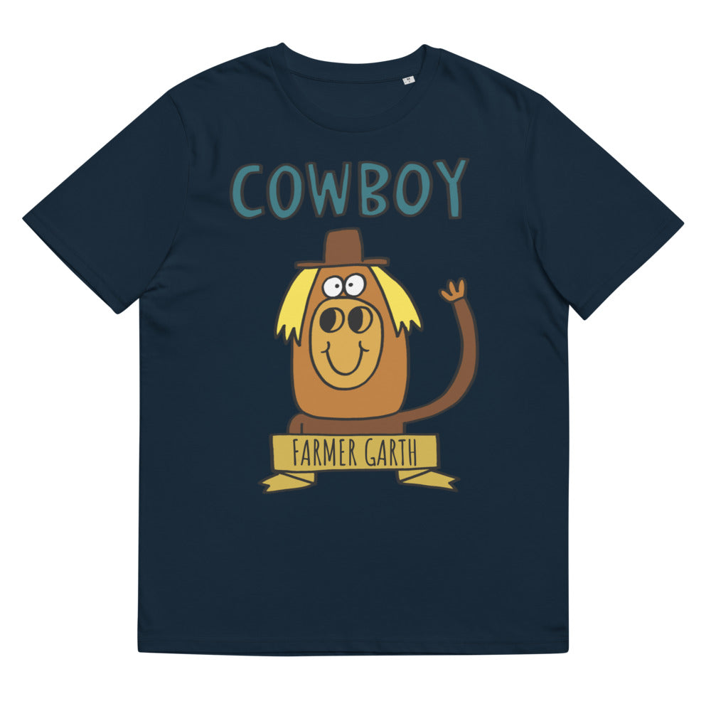 Cowboy - Personalised unisex organic cotton t-shirt