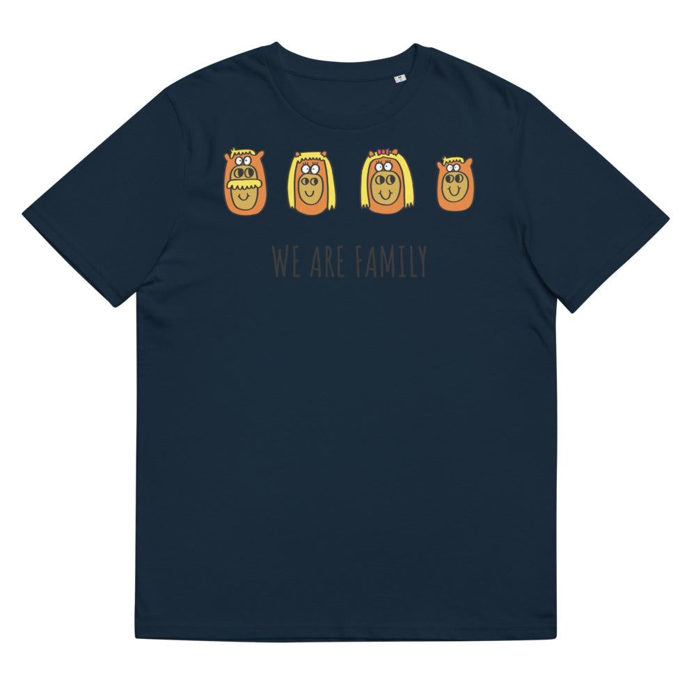 Family - Personalised unisex organic cotton t-shirt