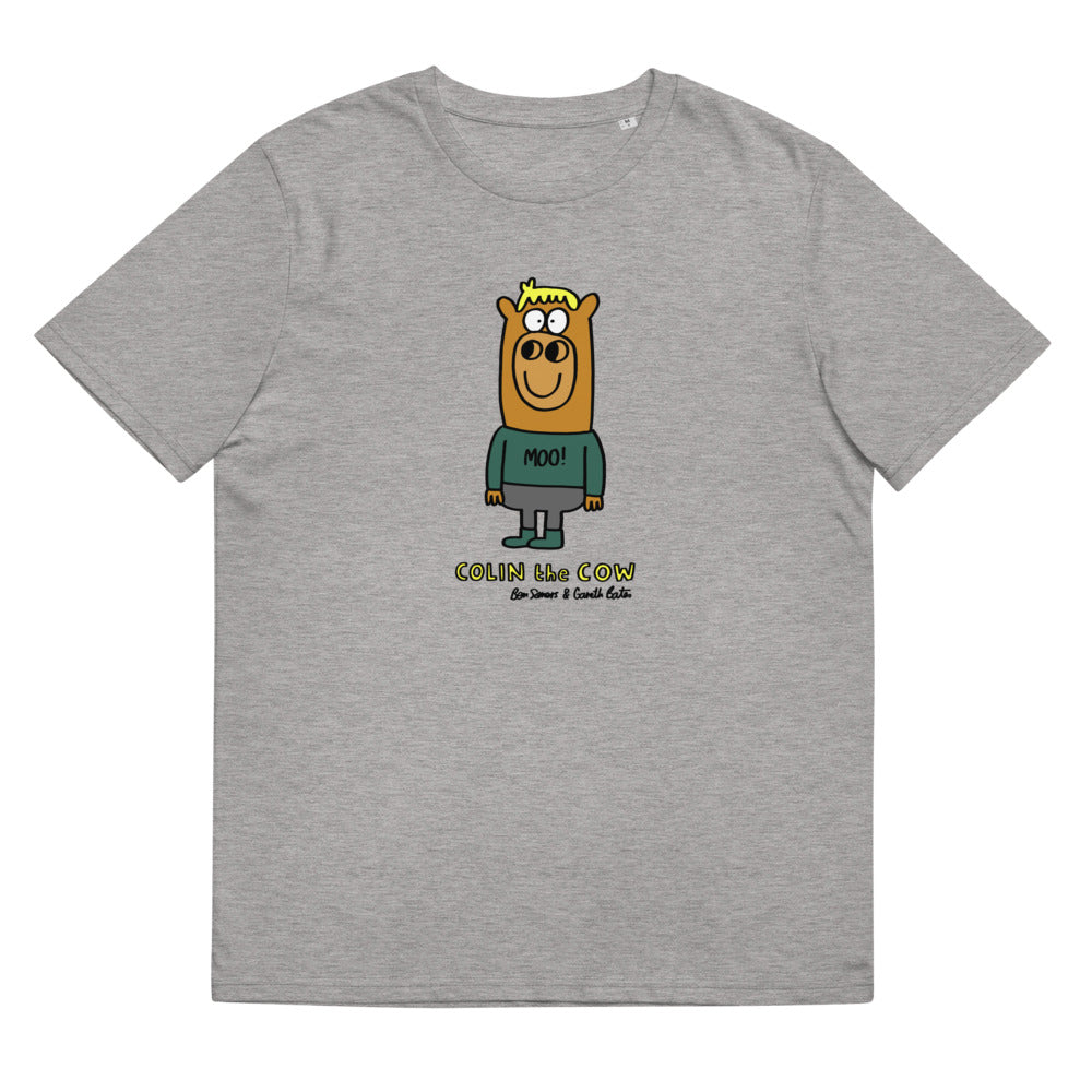 Colin the Cow - Unisex organic cotton t-shirt