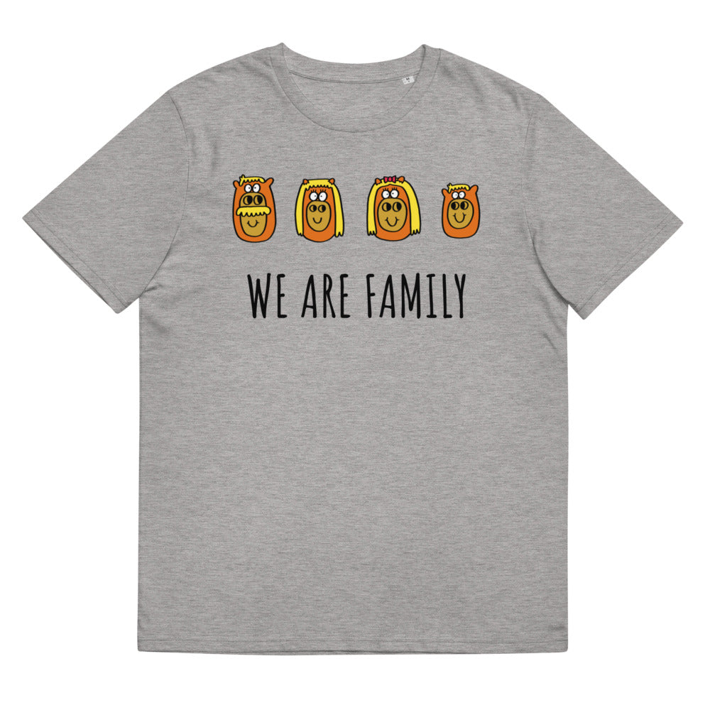 Family - Personalised unisex organic cotton t-shirt