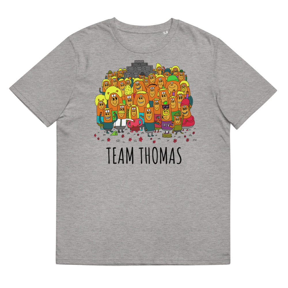 The Crew - Personalised unisex organic cotton t-shirt
