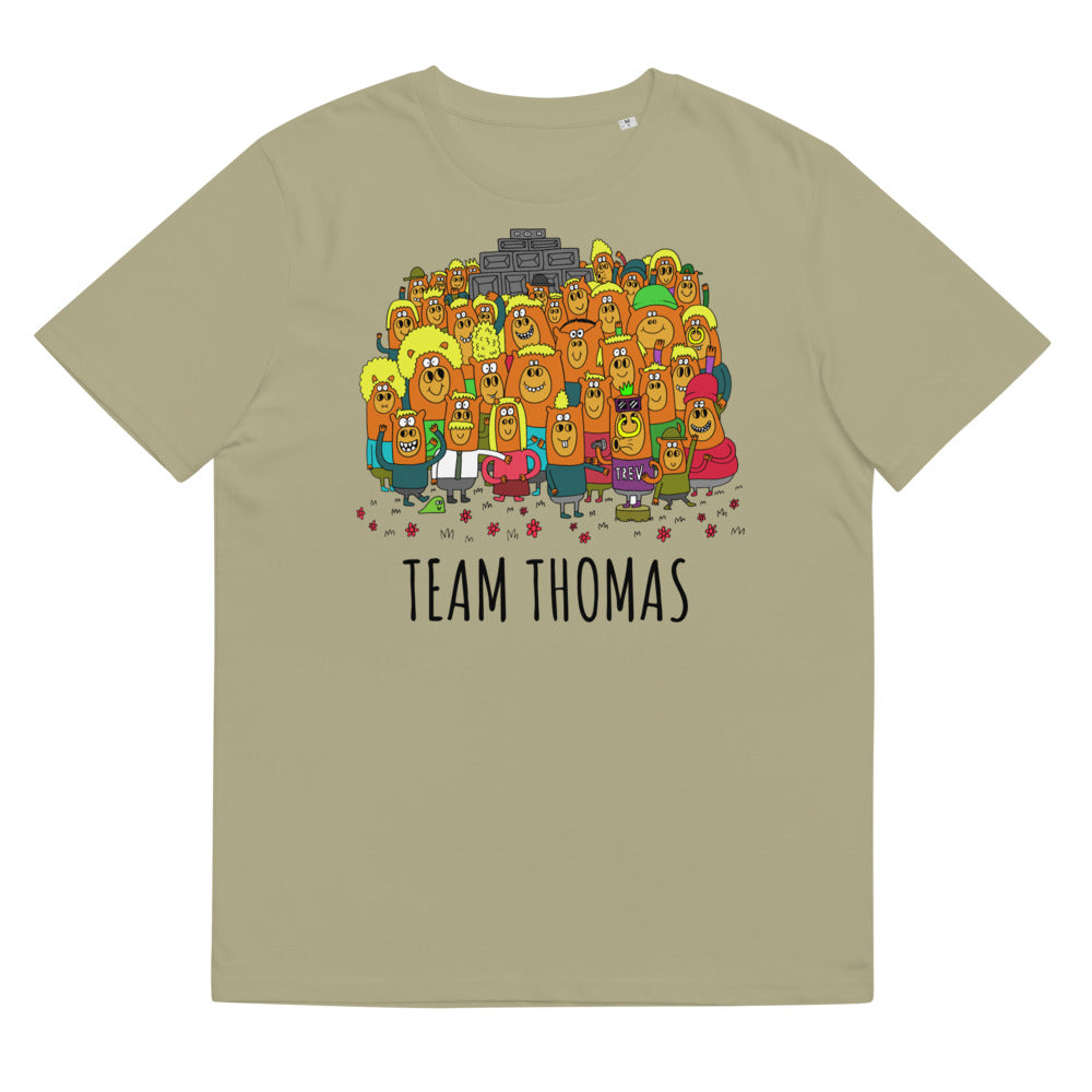 The Crew - Personalised unisex organic cotton t-shirt